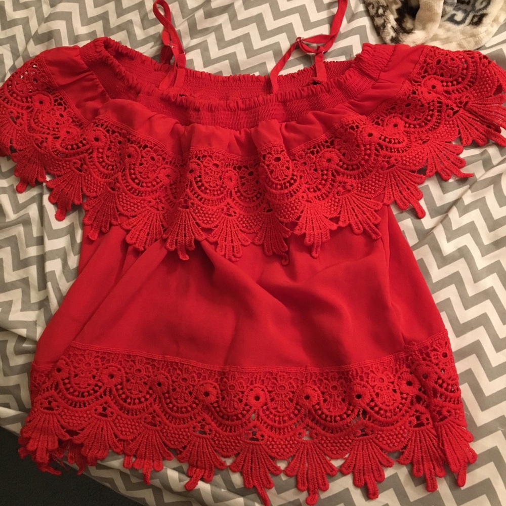 Off the shoulder summer top